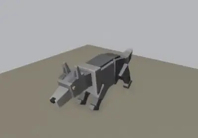 Wolf run cycle